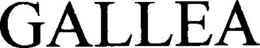 GALLEA trademark
