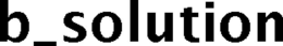B_SOLUTION trademark