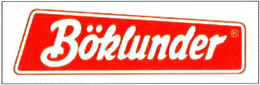 BÖKLUNDER trademark