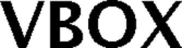 VBOX trademark