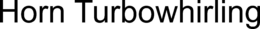 HORN TURBOWHIRLING trademark