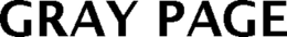 GRAY PAGE trademark