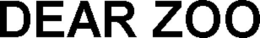 DEAR ZOO trademark