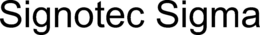 SIGNOTEC SIGMA trademark