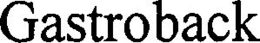 GASTROBACK trademark