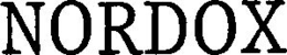 NORDOX trademark