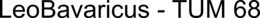 LEOBAVARICUS - TUM 68 trademark