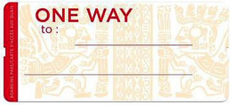 ONE WAY TO :  BOARDING PASS/CARTE D'ACCES AUX QUAIS trademark