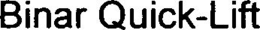 BINAR QUICK-LIFT trademark