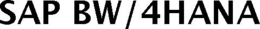 SAP BW/4HANA trademark