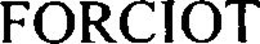 FORCIOT trademark