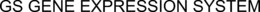 GS GENE EXPRESSION SYSTEM trademark