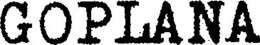 GOPLANA trademark