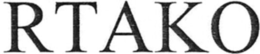 RTAKO trademark