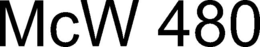 MCW 480 trademark