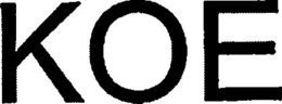 KOE trademark