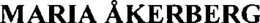 MARIA ÅKERBERG trademark
