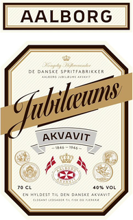 AALBORG JUBILÆUMS AKVAVIT KONGELIG HOFLEVERANDOR DE DANSKE SPRITFABRIKKER 1846 - 1946 EN HYLDEST TIL DEN DANSKE AKVAVIT ELEGANT LEDSAGER TIL FISK OG FJERKRÆ. trademark