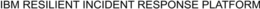 IBM RESILIENT INCIDENT RESPONSE PLATFORM trademark