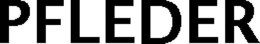 PFLEDER trademark