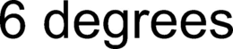 6 DEGREES trademark