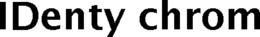 IDENTY CHROM trademark