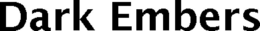 DARK EMBERS trademark
