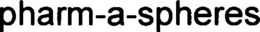 PHARM-A-SPHERES trademark