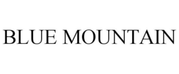 BLUE MOUNTAIN trademark