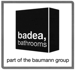 BADEA, BATHROOMS PART OF THE BAUMANN GROUP trademark