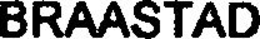 BRAASTAD trademark
