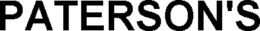 PATERSON'S trademark