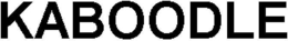 KABOODLE trademark