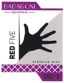 BADAGONI GEORGIA GEORGIAN WINE RED FIVEGAU#5 trademark