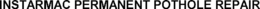 INSTARMAC PERMANENT POTHOLE REPAIR trademark