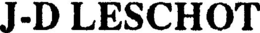 J-D LESCHOT trademark