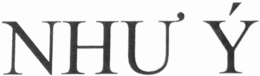 NHU Ý trademark