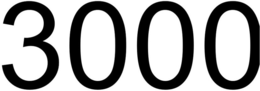3000 trademark