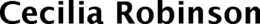 CECILIA ROBINSON trademark