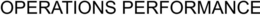 OPERATIONS PERFORMANCE trademark
