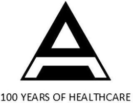 A 100 YEARS OF HEALTHCARE trademark