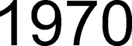 1970 trademark