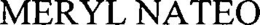 MERYL NATEO trademark