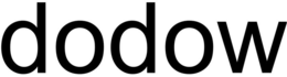 DODOW trademark