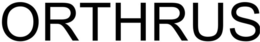 ORTHRUS trademark