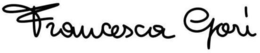 FRANCESCA GORI trademark