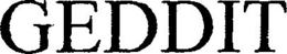 GEDDIT trademark
