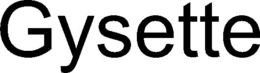 GYSETTE trademark