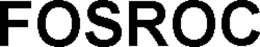 FOSROC trademark