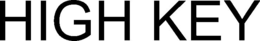 HIGH KEY trademark